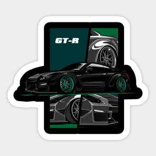 Nissan GTR 35 Black Mix max Sticker